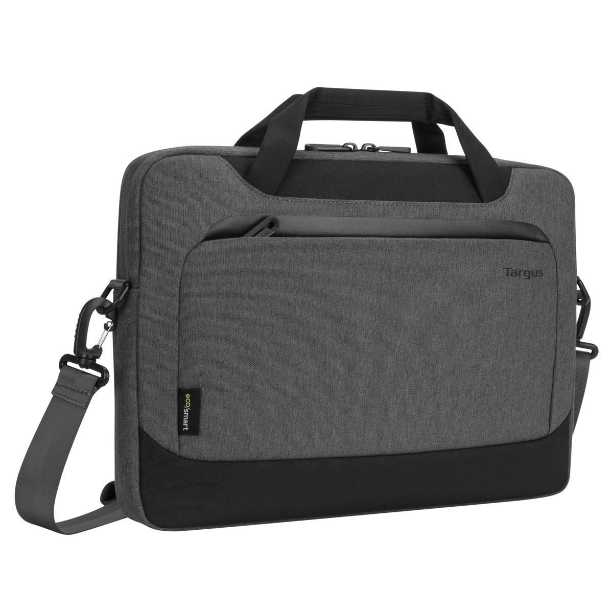 Slimcase with EcoSmart, Cypress, Fits up to size 15.6 ", Shoulder strap, Grey