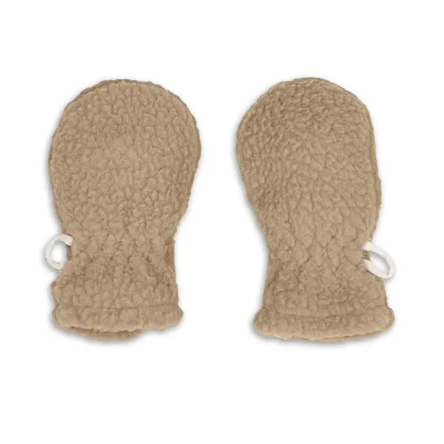 Lodger Mittens Teddy bērnu cimdiņi, Beige, 0-12m