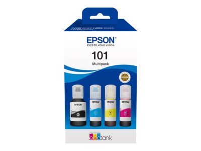 Epson Ink Consumables  4-colour, 101 EcoTank, Ink Bottle, Multipack