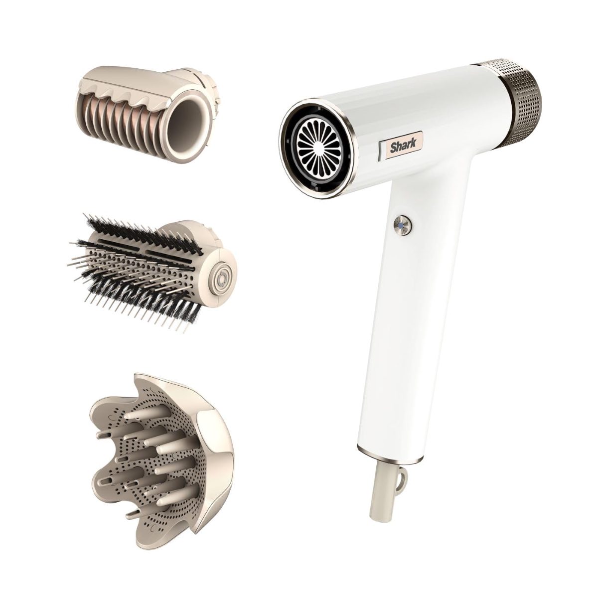 Shark SpeedStyle matu fēns, 1700 W, balts