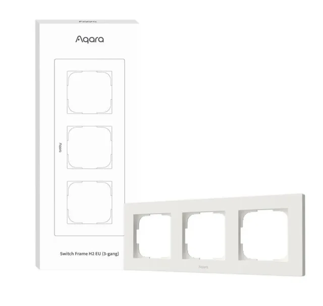 SMART SWITCH FRAME H2 (3-GANG)/WHITE FE-X02D-W AQARA