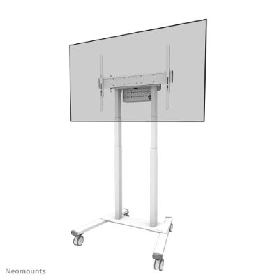 Neomounts Floor stand, FL55-875WH1 TV trolley, Adjustable Height, 55-100 ", Maximum weight (capacity) 110 kg, White