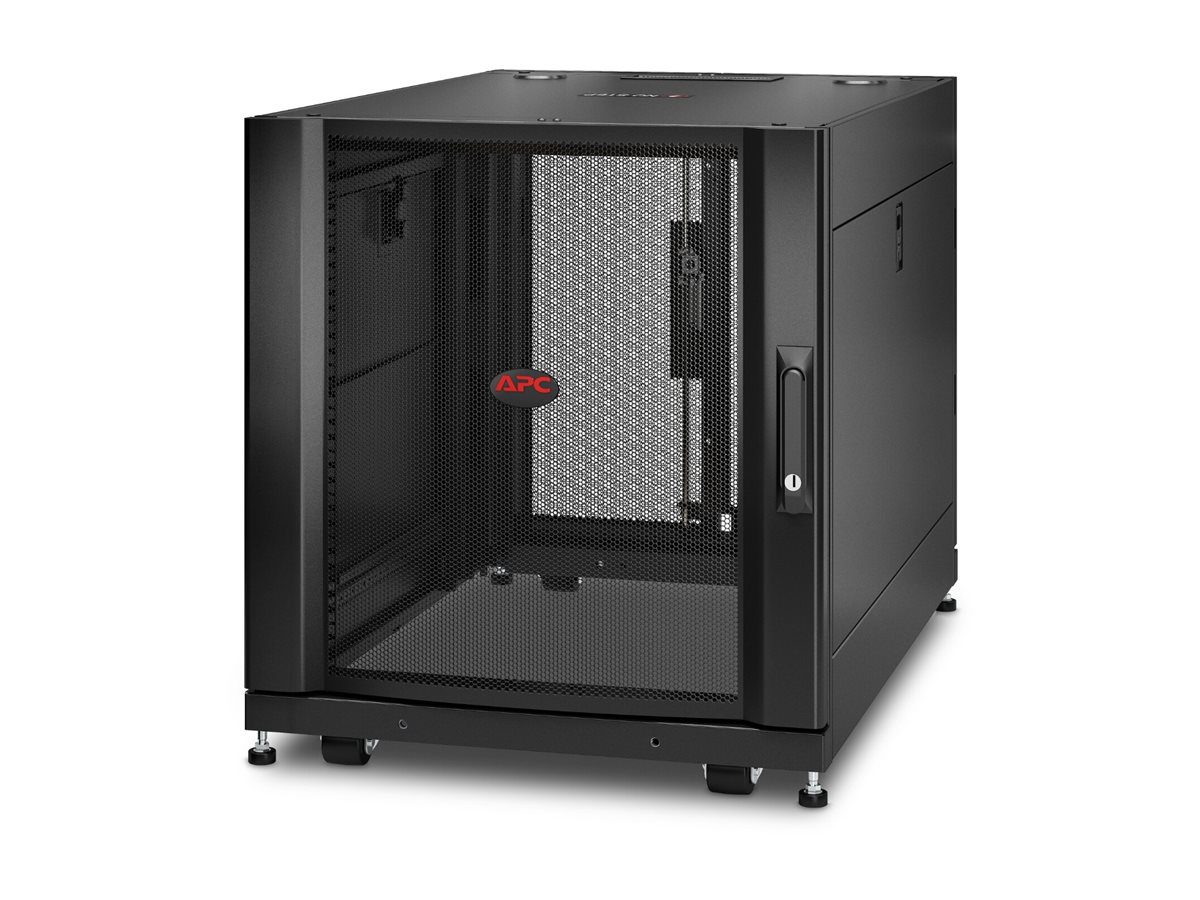 APC NetShelter SX 12U Server Rack Enclosure 600mm x 900mm w/ Sides Black, Schneider Electric