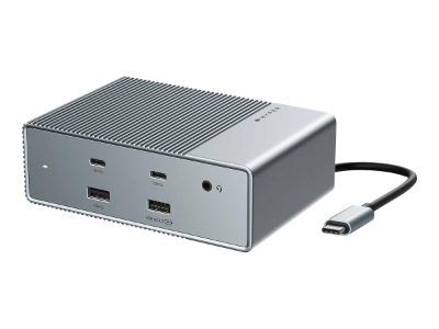 HyperDrive Universal GEN2 15-in-1 USB-C Triple Video Docking Station For MST enabled devices, Ethernet LAN (RJ-45) ports 1, DisplayPorts quantity 2, HDMI ports quantity 2