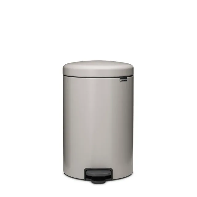 BRABANTIA atkritumu tvertne ar pedāli NewIcon, 20 l, Soft Grey