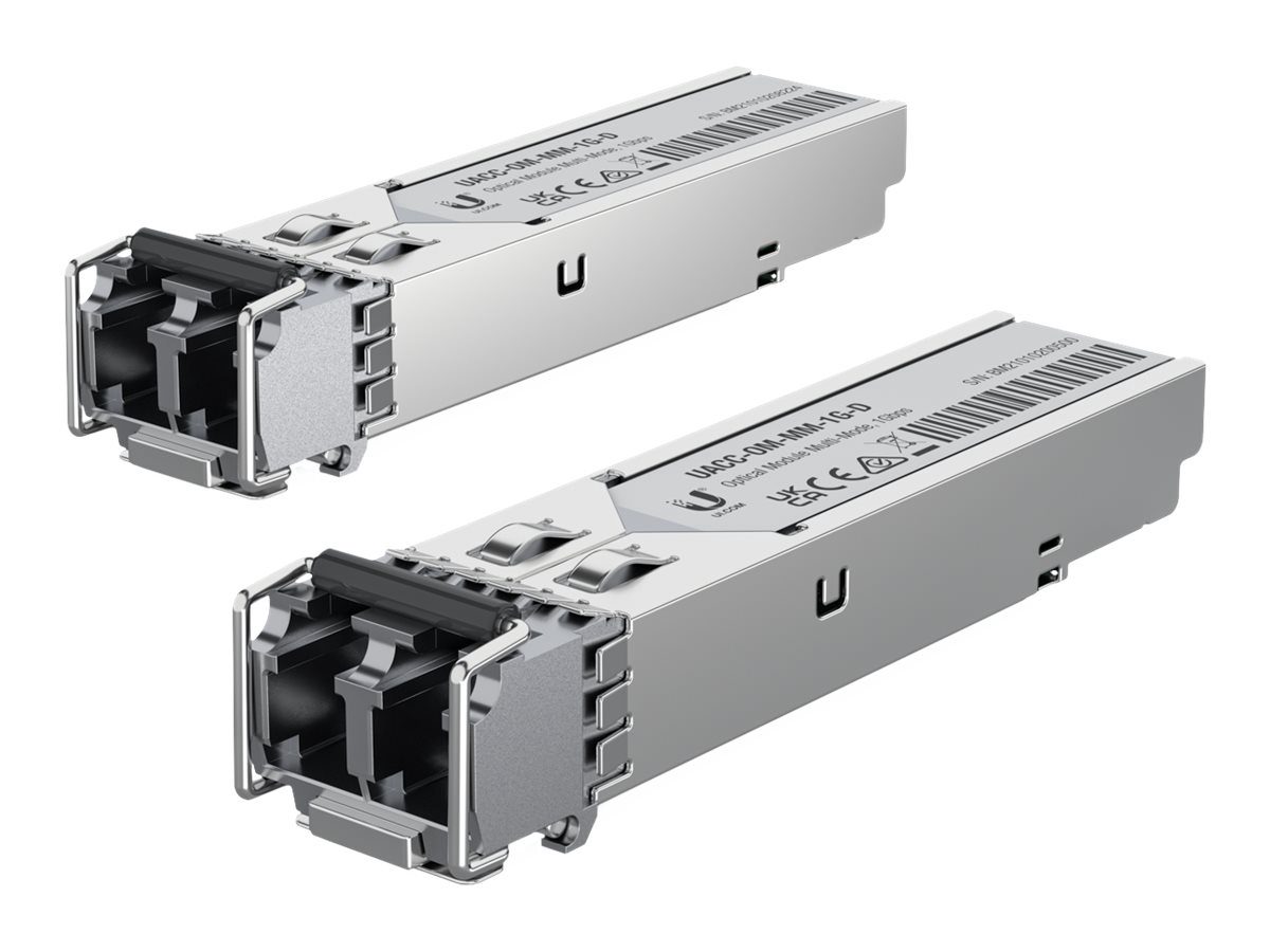 UF-MM-1G, SFP, Multi-Mode Fiber, Dual LC, 10/100/1000 Mbit/s, Wavelength 850 nm, Maximum transfer distance 550 m, 0 to +70C