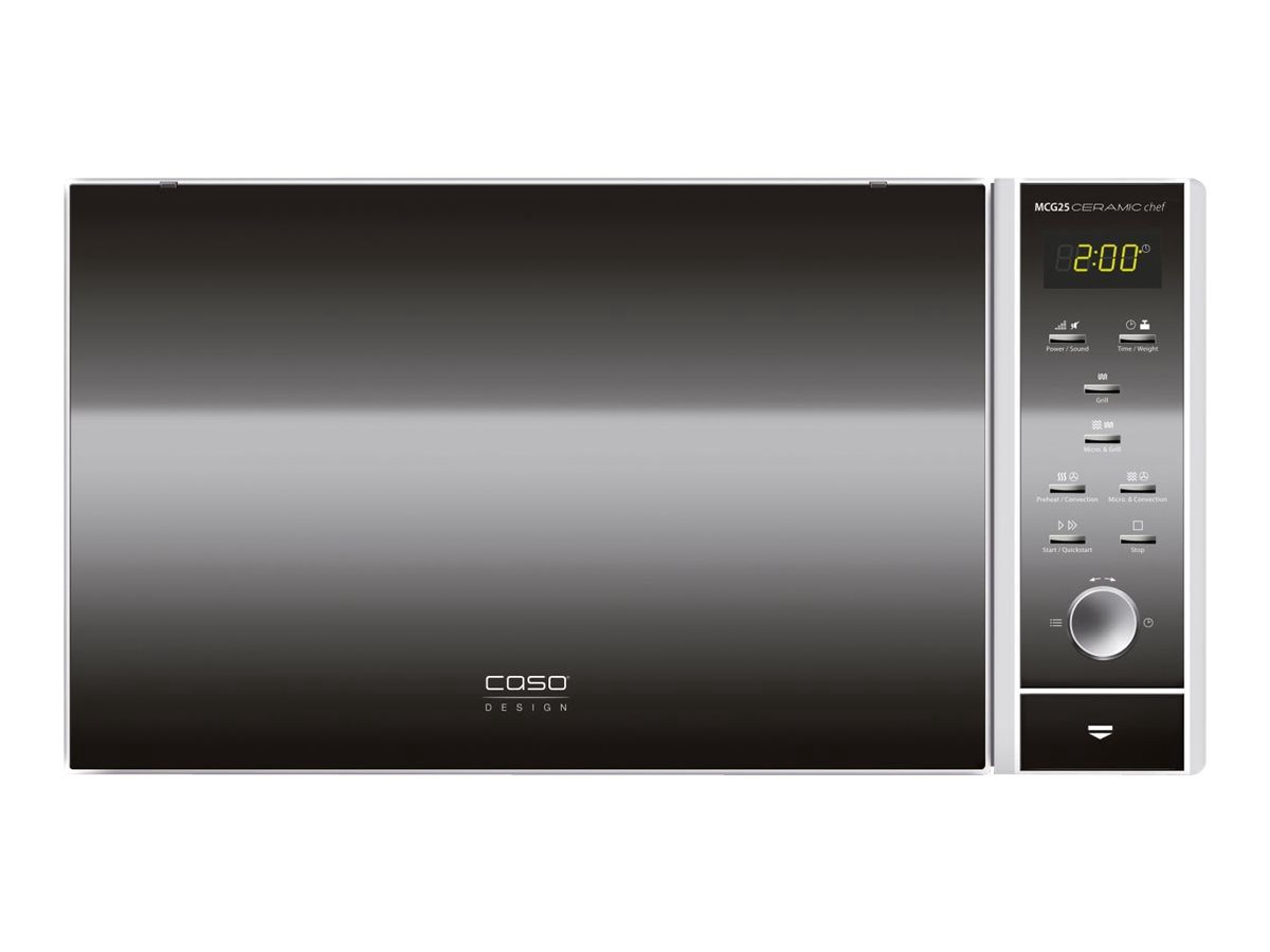 Microwave oven, MCG 25, Free standing, 25 L, 900 W, Convection, Grill, Black