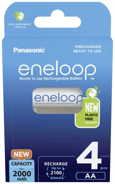 Panasonic | Rechargeable Batteries | ENELOOP BK-3MCDE/4BE | AA | 2000 mAh | 4 pc(s)