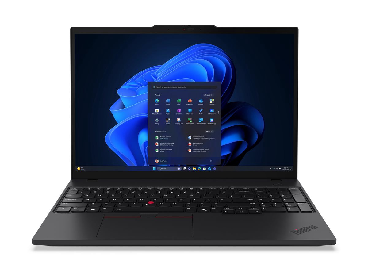 Lenovo ThinkPad T16 G4 Intel, Black, 16 ", IPS, WUXGA, 1920 x 1200 pixels, Anti-glare, Intel Core Ultra 7, 258V, 32 GB, Soldered LPDDR5X, Solid-state drive capacity 512 GB, Intel Arc Graphics 140V, Windows 11 Pro, 802.11be, Bluetooth version 5.4, Keyboard language English, Keyboard backlit, Warranty 36 month(s), Battery warranty 12 month(s)