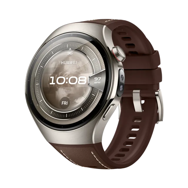 Huawei Watch 5 (46mm) | Smart watch | AMOLED | 1.5 inches | Waterproof | Brown