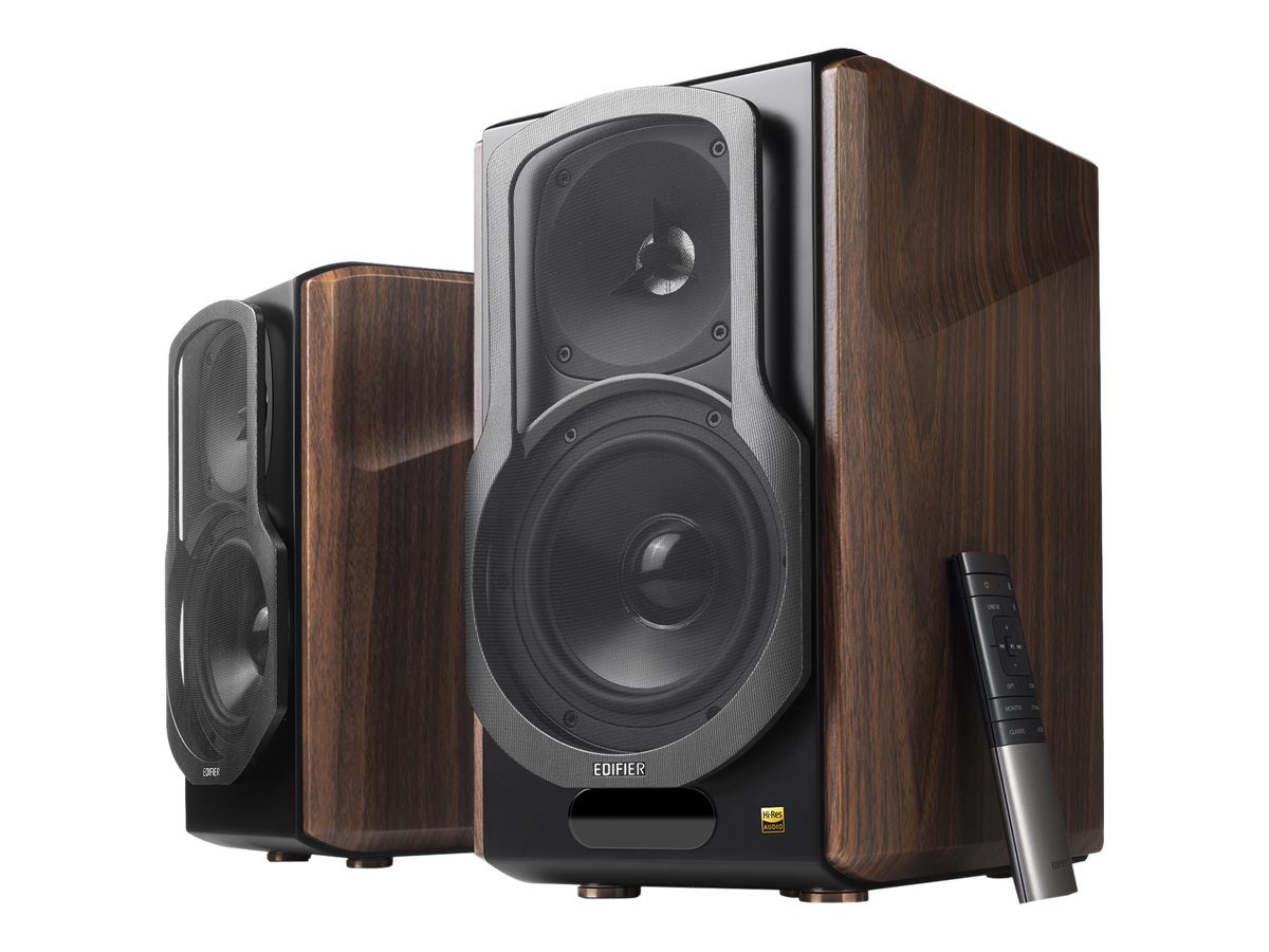 Edifier S2000MKIII Bookshelf Speaker, Brown, Edifier