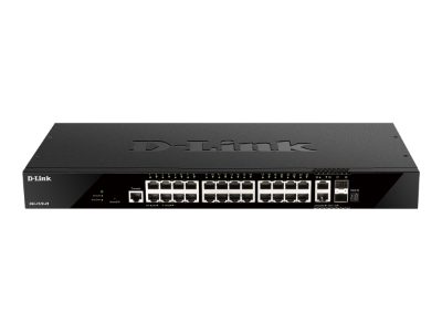 Managed L3 Gigabit Switch, DGS-1520-28, Managed, Rack mountable, SFP+ ports quantity 2x10G, Power supply type Redundant Power supply