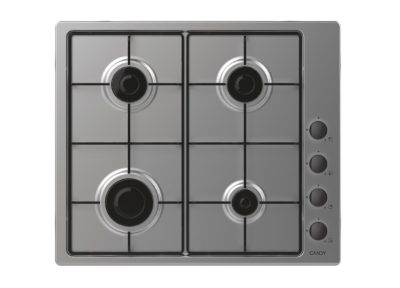 Candy Hob, Idea CHW6LBX/4U2, Gas, Number of burners/cooking zones 4, Knob, Stainless Steel