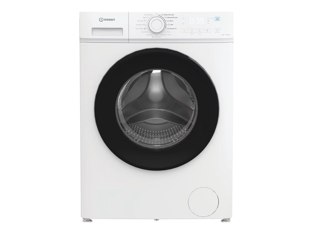 Washing machine, IMA 762B MY TIME EE, Energy efficiency class A, Front loading, Washing capacity 7 kg, 1200 RPM, Depth 47 cm, Width 60 cm, Display, Digital, Steam function, White