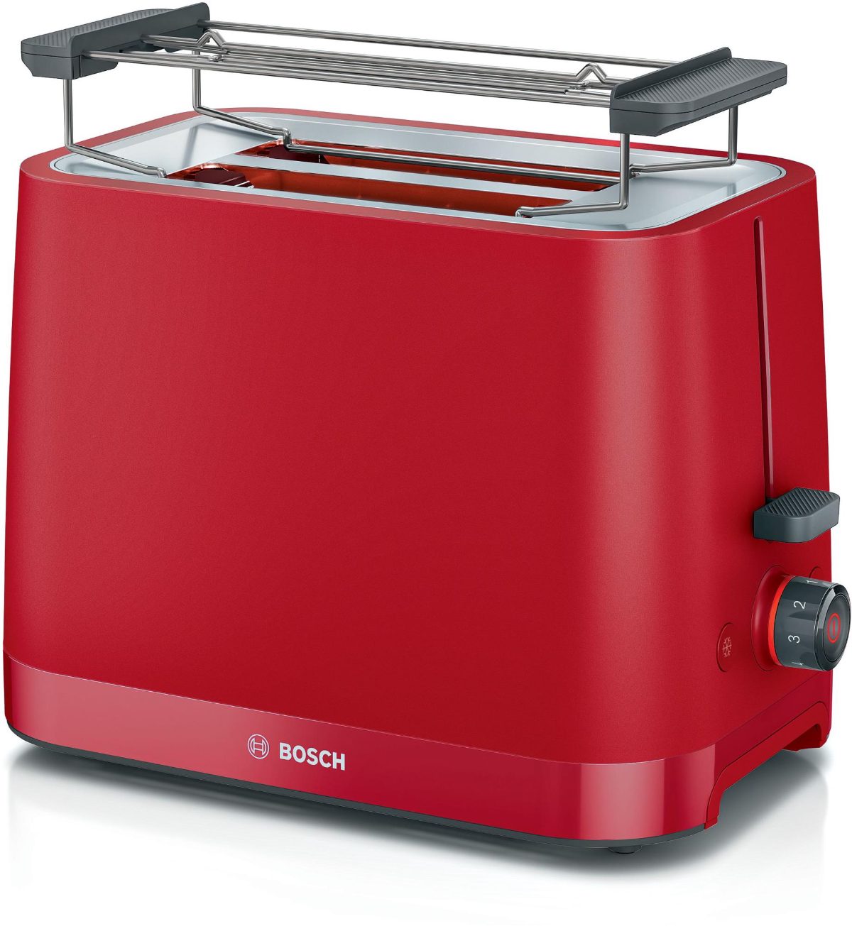 Bosch Compact Toaster, TAT3M124 MyMoment, Number of slots 2, Housing material Plastic, Red