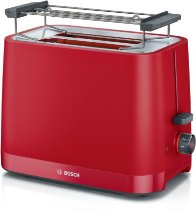 Bosch Compact Toaster, TAT3M124 MyMoment, Number of slots 2, Housing material Plastic, Red