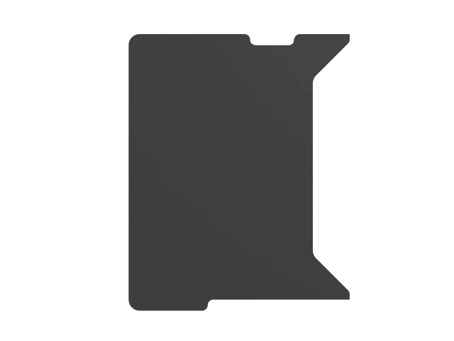 Genesis | Holm Modular Side Desk Top Left 60cm | NDS-2282 | Anthracite Black
