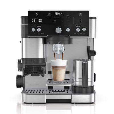 Ninja Luxe Café Essential kafijas automāts,  melns/nerūsējošā tērauda
