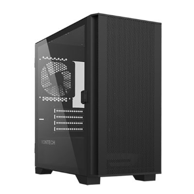 Case, MONTECH, AIR 100 LITE, MidiTower, Not included, MicroATX, MiniITX, Colour Black, AIR100LITE(B)