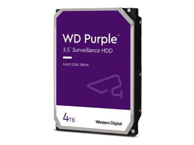 Western Digital Purple Surveillance, 4 TB, 3.5", HDD, Western Digital, Hard Drive, Digital Purple Surveillance, 4000 GB