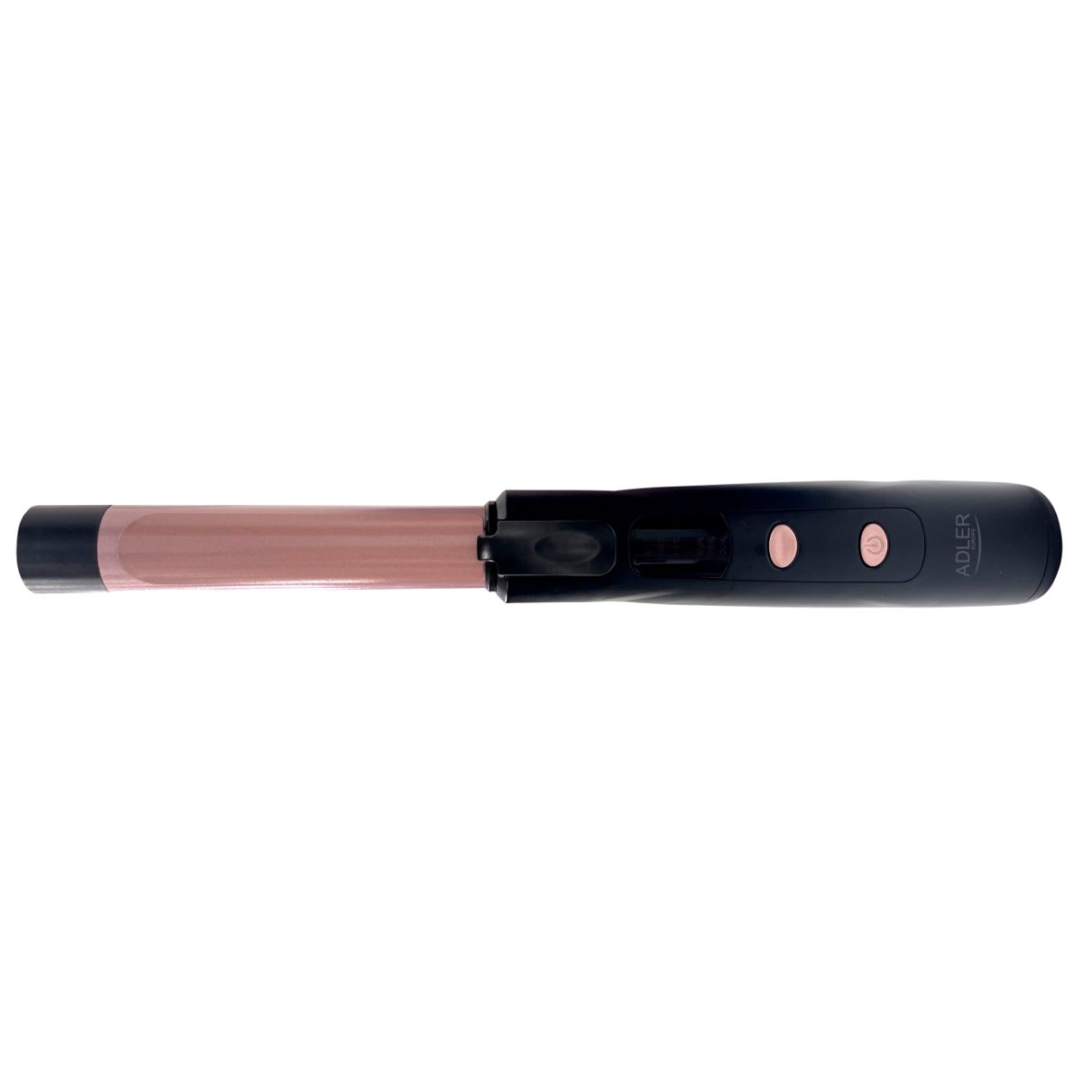 Adler Cordless Curling Iron, AD 2120, Temperature (min) 170 °C, Display LED, Black/Rose Gold