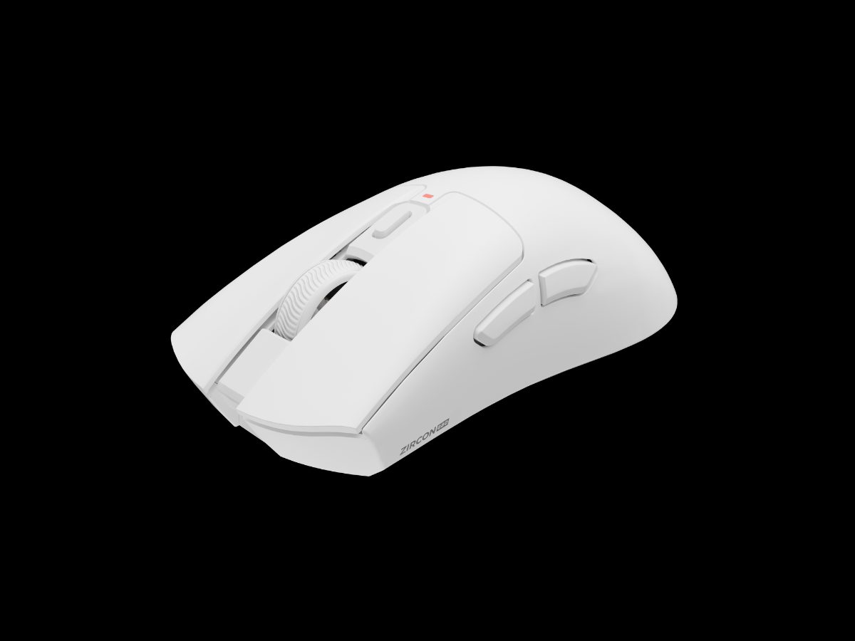 Genesis Zircon 880, Wireless, Gaming Mouse, White, 2.4 GHz, Bluetooth, USB