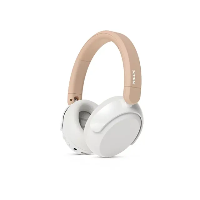 PHILIPS on-ear austiņas ar Bluetooth bērniem, balta/dzintara