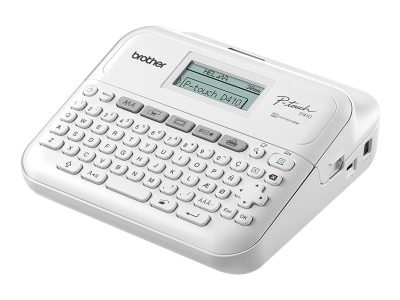 Brother PT-D410, Mono, Thermal, Label Printer, White