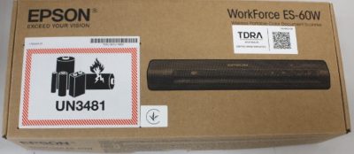 EPSON, Wireless Mobile Scanner, WorkForce ES-60W, Colour, UNPACKED, Document