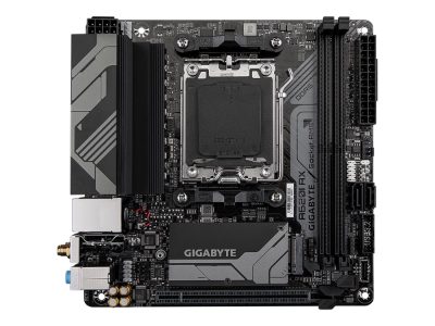 A620I AX 1.0, Processor family AMD, Processor socket AM5, DDR5 DIMM, Supported hard disk drive interfaces SATA, M.2, Number of SATA connectors 2