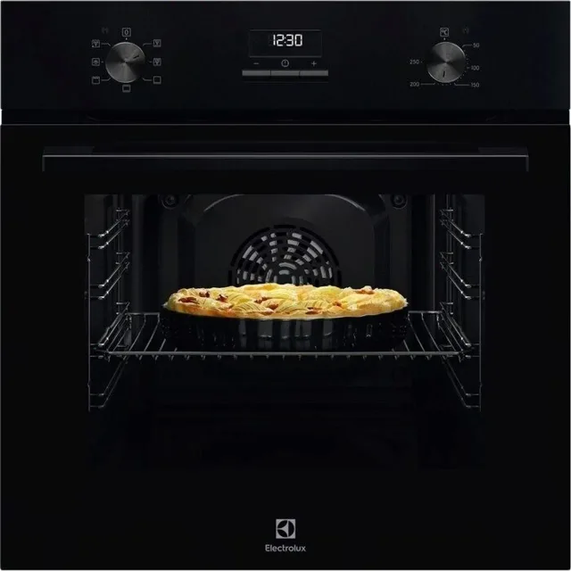 Electrolux 300 Convection multifunkcionāla cepeškrāsns, 65 l, melna