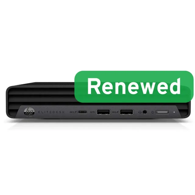 HP Renewed Grade B | EliteDesk 800 G6 | Intel Core i5 | i5-10500T | 8 GB | SSD | 256 GB | Intel UHD Graphics 630 | Windows 11 Pro