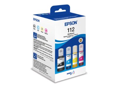 Epson 112 EcoTank 4-colour Multipack, Ink tank, Black, Cyan, Yellow, Magenta