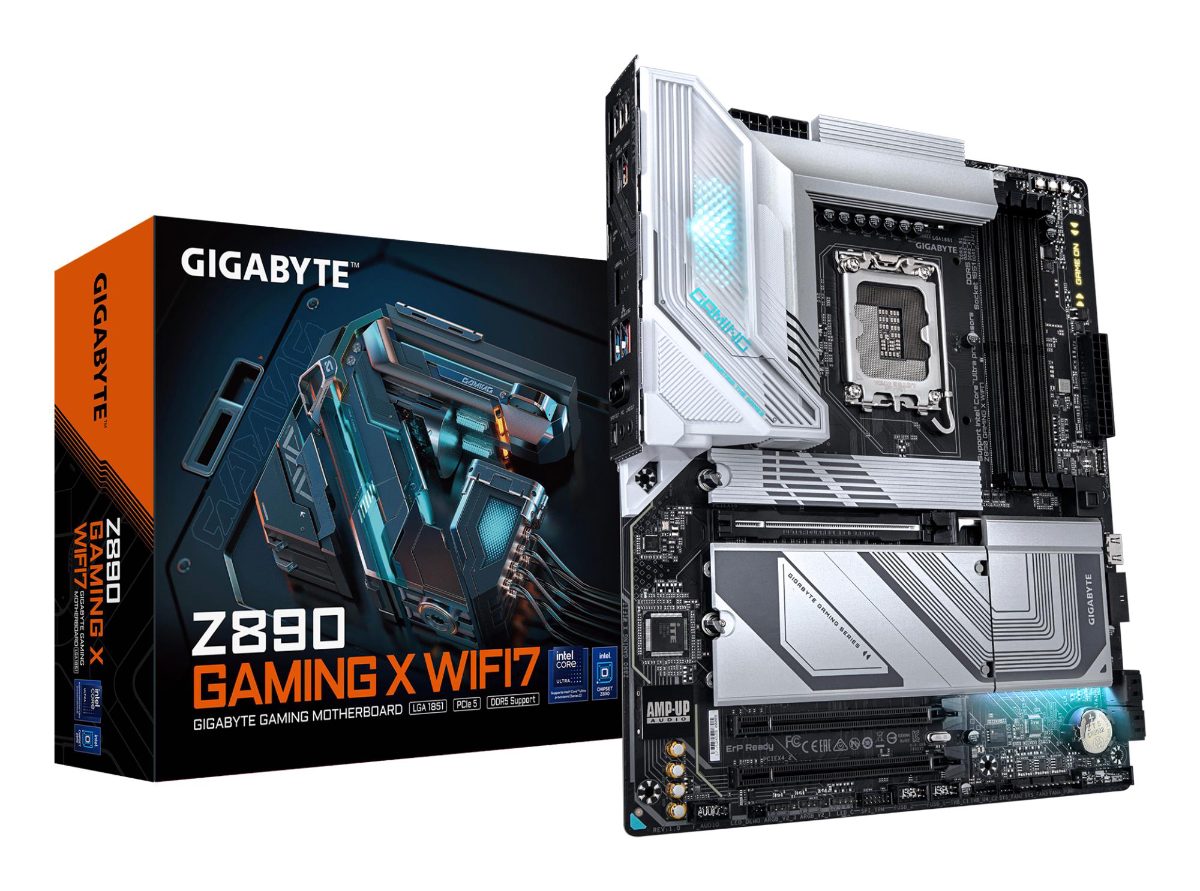 Gigabyte Z890 GAMING X WIFI7, Processor family Intel, Processor socket LGA1851, DDR5, Supported hard disk drive interfaces M.2, SATA, Number of SATA connectors 4