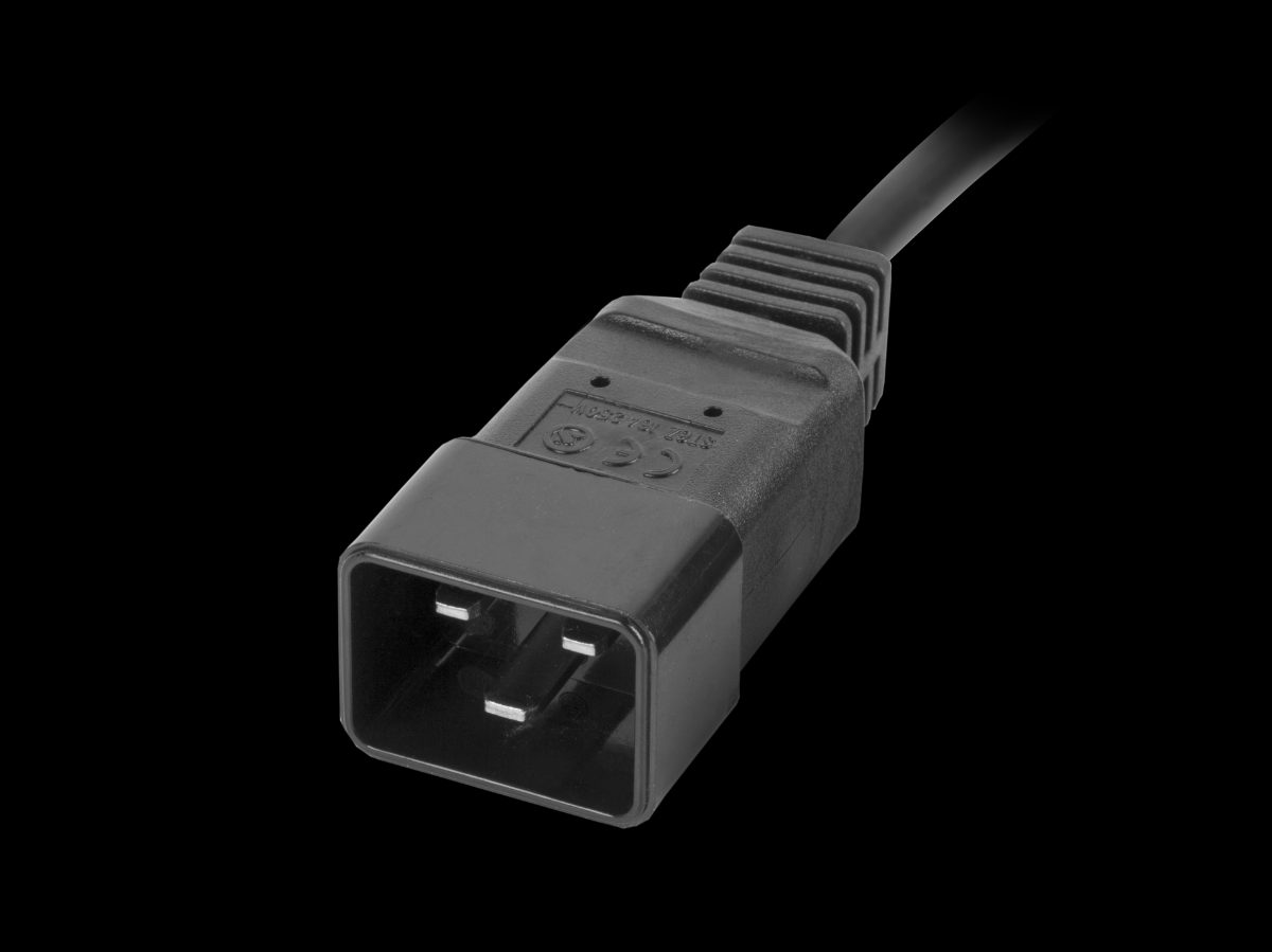 Lanberg Power Distribution unit (PDU) 19" 1U 16A 2M 4x C19 6x IEC C13 Sockets C20, Black, Lanberg