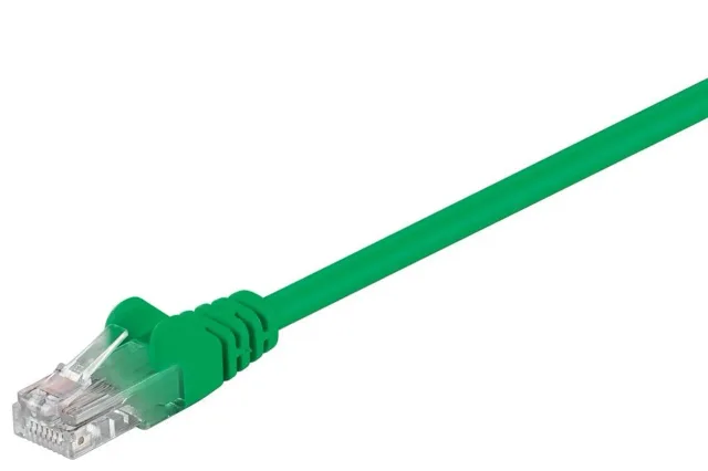 Goobay | CAT 5e patch cable, U/UTP | 68338 | Green RJ45 male (8P8C) | RJ45 male (8P8C)