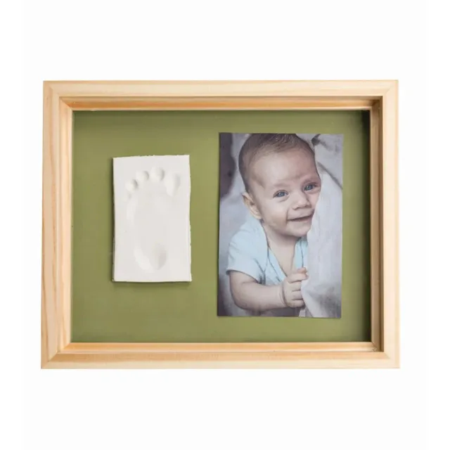 Baby Art Pure Frame wooden komplekts mazuļa pēdiņu vai rociņu nospieduma izveidošanai