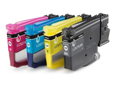 Brother LC527XLVAL High Yield Inkjet Cartridge Value Pack C/M/Y/K, Brother