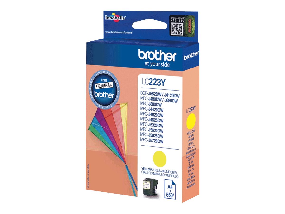 Brother LC-223Y, Ink Cartridge, Yellow