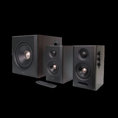 Edifier 2.1 Active Speaker, S355DB, 150 W, Bluetooth, Wireless connection, Walnut