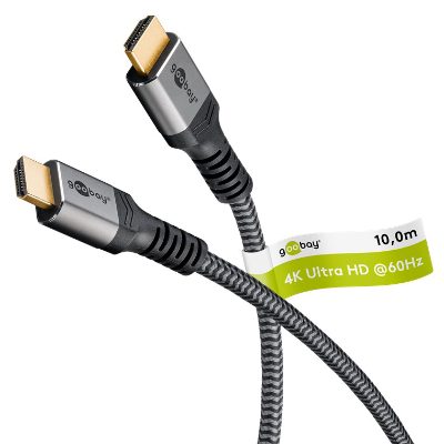 Goobay High Speed HDMI Cable with Ethernet, 64997, 10 m