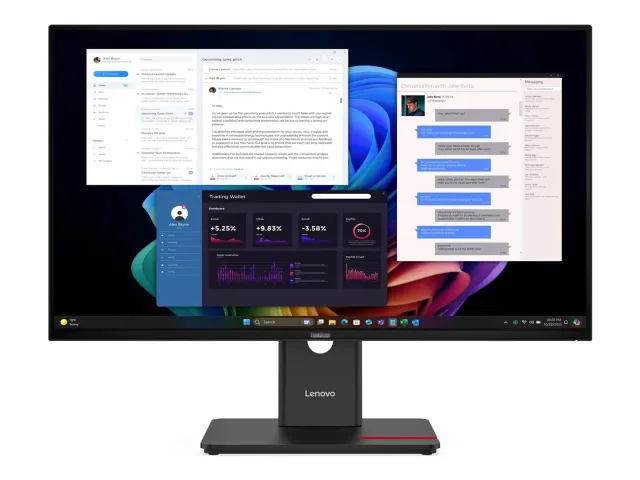 Lenovo | ThinkVision T27UD-40 | 27 " | IPS | 16:9 | 60 Hz | 4 ms | 3840 x 2160 pixels | 350 cd/m² | HDMI ports quantity 1 | Eclipse Black | Warranty 36 month(s)