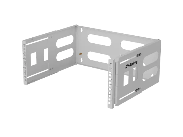 Lanberg Folding Bracket Wall-mount 19" 4U | FB01-5404-10S | Grey