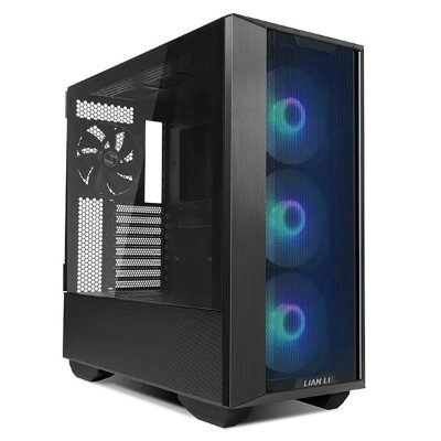 Case, LIAN LI, ATX/micro ATX/Mini-ITX/EATX, Black/Transparent, Midi Tower, PC, Lian Li Lancool III RGB Black (G99.LAN3RX.00), G99.LAN3RX.00