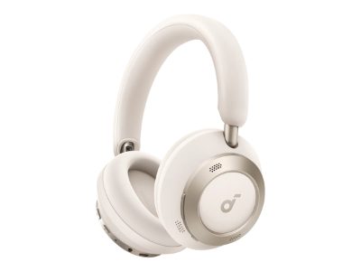 Foldable Headphones, Space One Pro, Bluetooth, Over-ear, Microphone, Cream White, Wireless