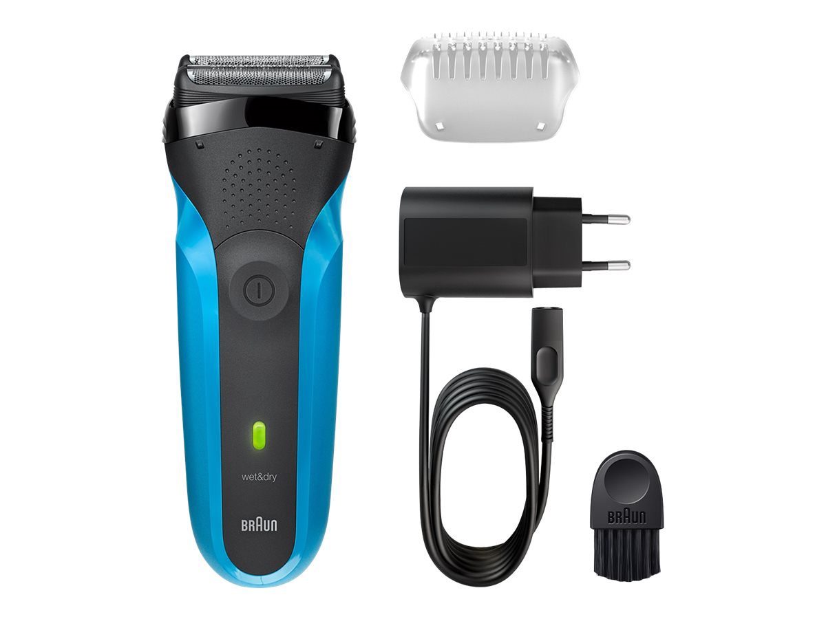 Braun 310 Series 3 Shaver, Blue/Black, Braun