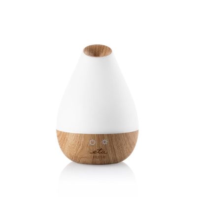 Humidifier, Aura ETA763490000, Water tank capacity 1.3 L, Suitable for rooms up to 30 m², Ultrasonic, White/Wood