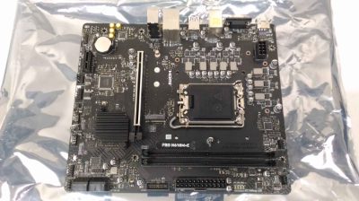 MSI PRO H610M-E, Processor family Intel, Processor socket  LGA1700, Supported hard disk drive interfaces SATA, M.2, Number of SATA connectors 4, USED, REFURBISHED, WITHOUT ORIGINAL PACKAGING AND ACCESSORIES, ONLY BACKPANEL INCLUDED