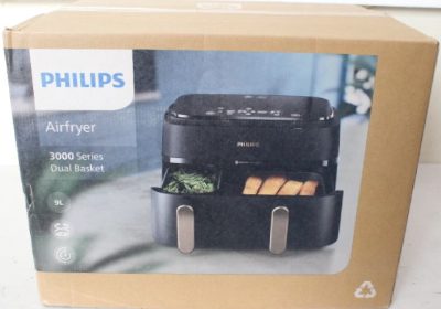 Philips, Airfryer, NA352/00, Power 2750 W, Capacity 9 L, Rapid Air technology, Charcoal Grey/Copper, DAMAGED PACKAGING, 24 month(s)