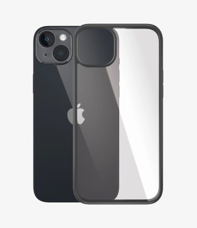 ClearCase with Black Frame, Case, Apple, iPhone 14 Plus, Black, Military grade standard; Scratch resistant; Shock resistant; Antibacterial; 100% recycled frame material